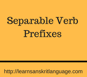 Separable Verb Prefixes