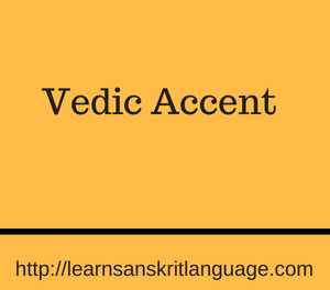 Vedic Accent