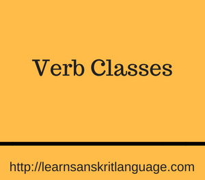 Verb Classes