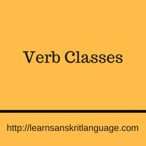Verb Classes