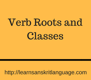 Verb Roots and Classes