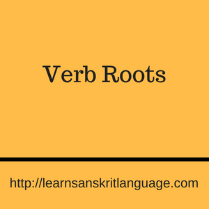 Verb Roots