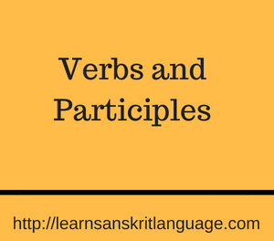 Verbs and Participles